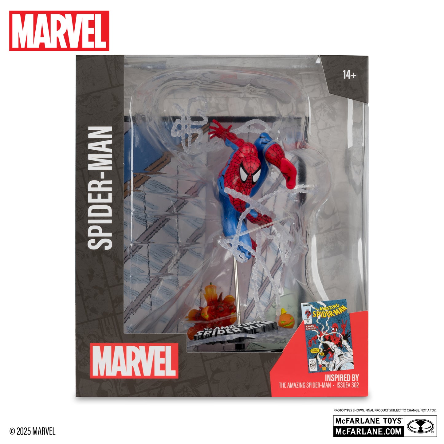 Spider-Man 1:10th Scale Collectible with Scene (The Amazing Spider-Man #302)