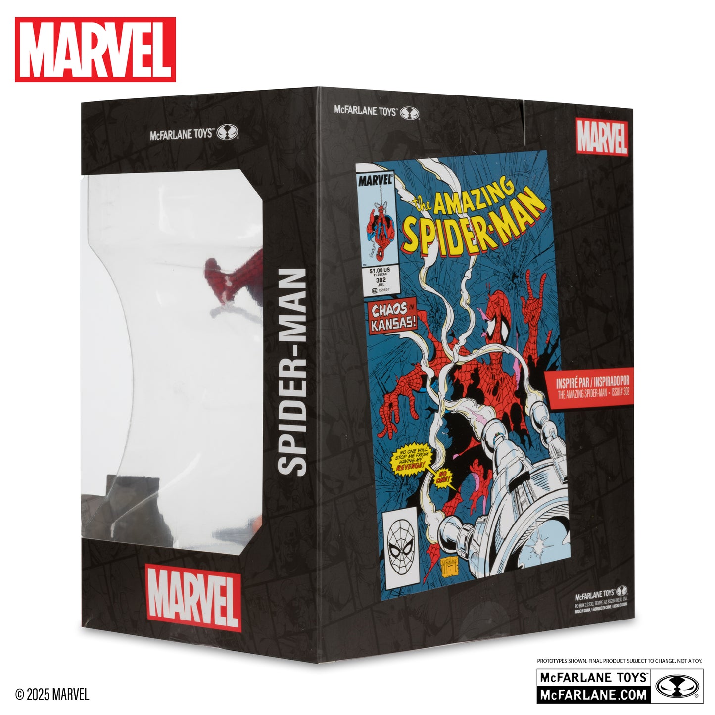 Spider-Man 1:10th Scale Collectible with Scene (The Amazing Spider-Man #302)