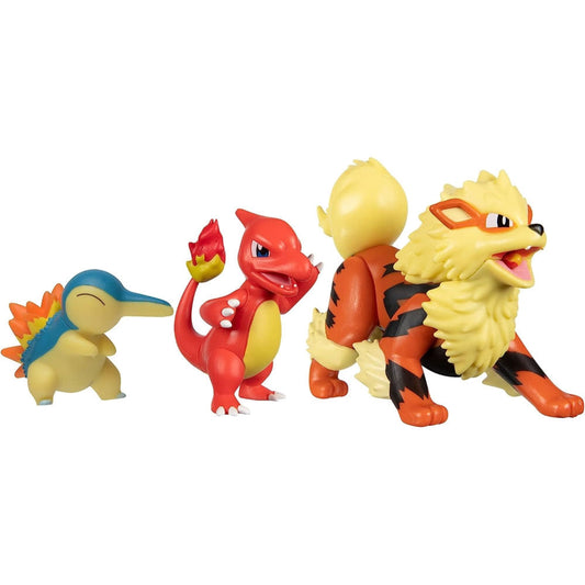 Pokemon Battle Figure Multi-Pack Arcanine/Charmeleon/Cyndaquil