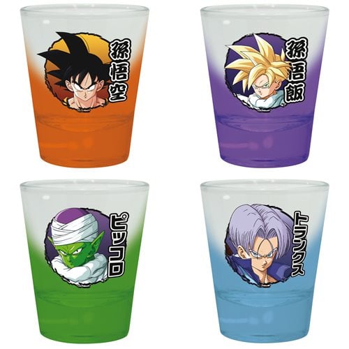 Dragon Ball Z: Kakarot Heroes Shot Glass Set of 4