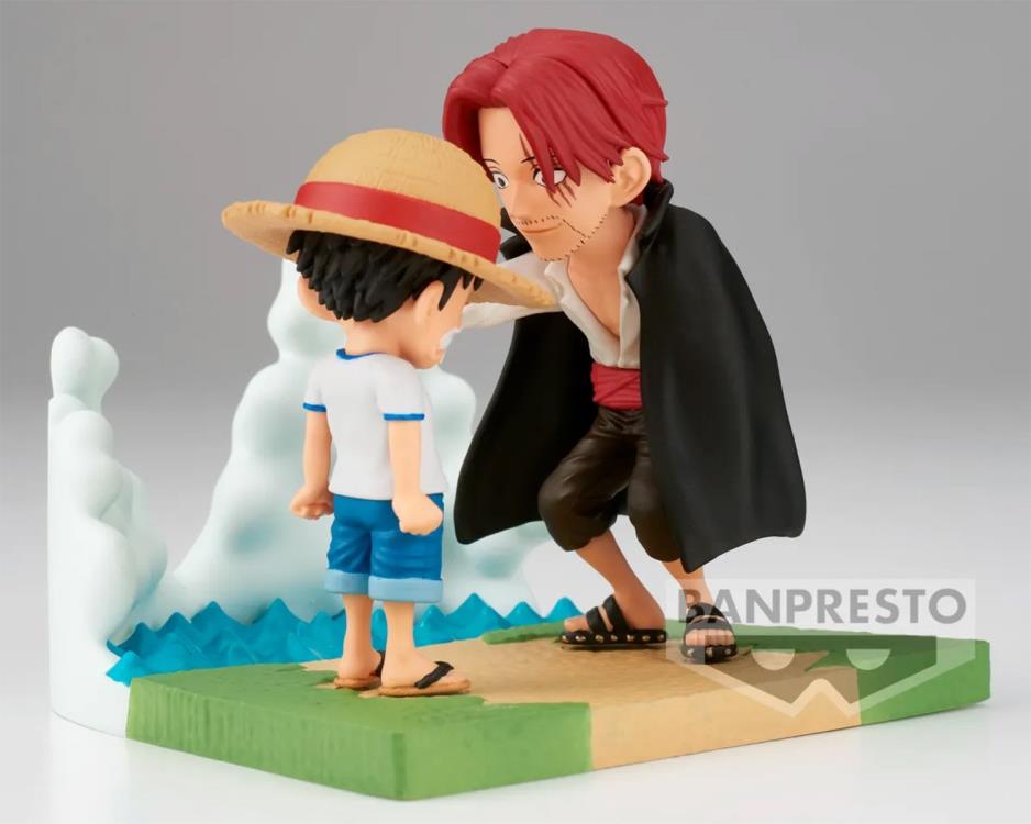 One Piece World Collectable Figure Log Stories Monkey D. Luffy & Shanks