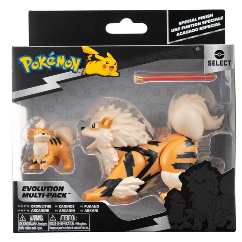 Pokemon Select Evolution Multipack Growlithe,Arcanine