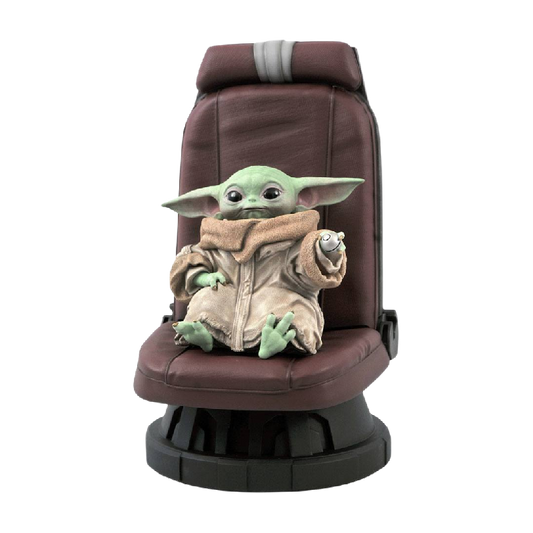 Star Wars: The Mandalorian - Grogu in Chair Milestones Statue